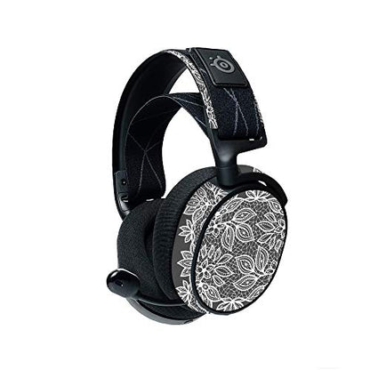 MightySkins Compatible with Steelseries Arctis 7 Gaming Headset (2019) - Floral Lace | Protective, Durable, and Unique Vinyl Decal| Easy to Apply, Remove, and Change Styles | Made In The USA - color: Floral Lace