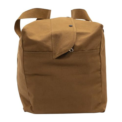 Rothco Canvas Parachute Cargo Bag | Built From Rugged Canvas, This Spacious Cargo Bag Hauls Gear With Ease—Durable, Reliable, And Ready - color: Work Brown