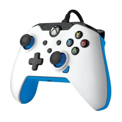 PDP Wired Controller Ion White for Xbox Series X|S, Gamepad, Wired Video Game Controller, Gaming Controller, Xbox One, Officially Licensed - Xbox Series X - color: Ion White