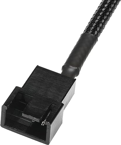 Gebildet Full Speed 12V Voltage Step-Up USB to 3 Way 3-Pin and 4-Pin PC Fan Sleeved Power Adapter Cable - style: USB (1 to 3)5V/12V 50cm