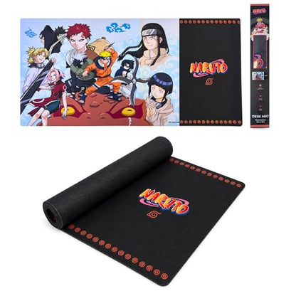 Culture Fly Large Gaming Mouse Pad (31" x 15") Naruto - Extended XL Computer Desk Mat, Cool Anime Keyboard Deskmat, Big Desktop Deskpad for Gamer - color: Naaruto2