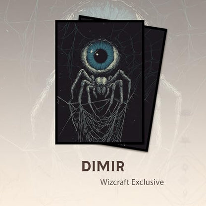 Blue-Black Guild - MTG Card Sleeves, 104ct, Standard Size, Smooth | Perfect for Double Sleeving, Smudge Resistant Matte Back, Standard 66x92mm - Compatible with Magic The Gathering & TCG Cards - color: Dimir