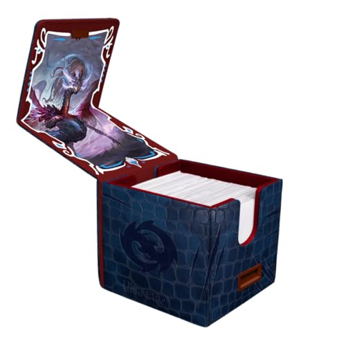 Ultra Pro - Tarkir Dragonstorm Shiko, Paragon of the Way Premium Alcove Edge Deck Box for Magic: The Gathering | Premium Deck Box Dragon Scale Design Magnetic Closure Card Storage MTG Accessories