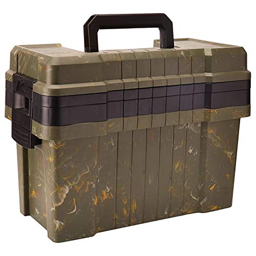 Plano 1612 Deep Water Resistant Field Box with Lift Out Tray - style: Standard Size Camo Swirl