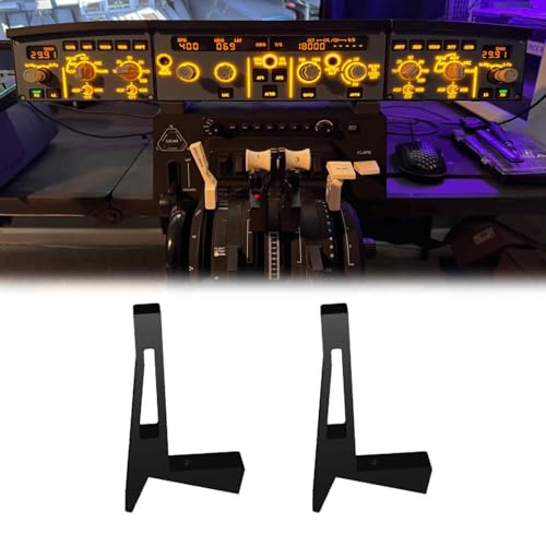 Flight Simulator Mount for Winwing PAP3N - Compatible with Honeycomb Bravo Throttle Assembly | 15° Tilt Angle Design | Secure Mount