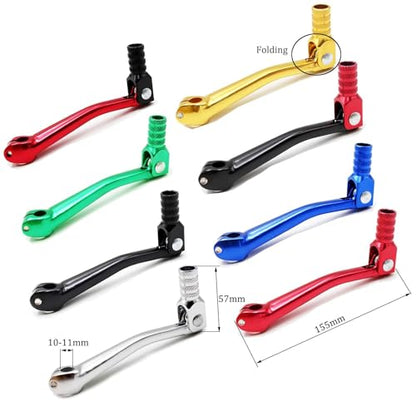 PRO BAT Dirt Bike Foot Gear Shift Lever Shifter | for 110cc 125cc 150cc 200cc 250cc Pit Dirt Bike Quad ATV Buggy CRF50 XR50 Red&Black - color: Black&Red2