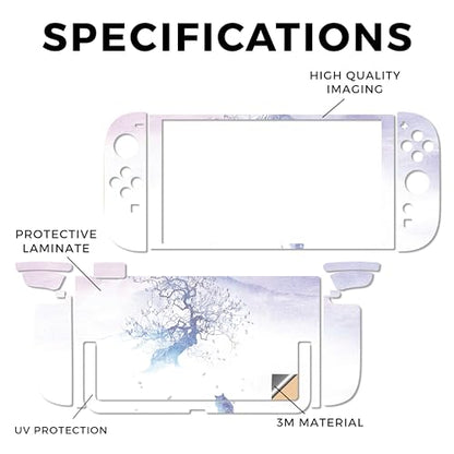 Glossy Glitter Gaming Skin Compatible with Nintendo Switch 2 Console Only - Long Way to Fuji - Premium 3M Vinyl Protective Wrap Decal Cover - Easy to Apply | Crafted in The USA by MightySkins - color: Long Way To Fuji, size: Switch 2 Console Skin Only, st