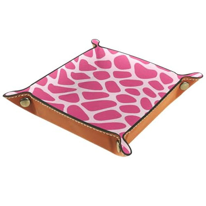 Pink Cow Pattern Dice Tray Dice Rolling Tray Folding Dice Holder for Dice Games, Like RPG, DND and Other Table Games - color: Multi 4