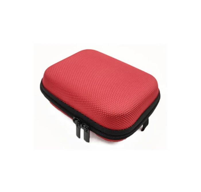 Hard Case Travel Carrying Protector Bag for Gameboy Advance SP GBA SP Console Carry Protective Storage Bag (Red) - color: Red