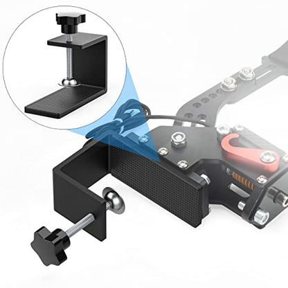 USB Handbrake Clamp, Compatible with SIM Universal Clamp PC for Racing Games Logitech G25/27/29 G920 T500 T300 G923(Clamp)