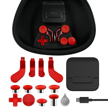 DIY Customized Model 1797 Elite Series 2 Controller-Magic Sound Red,Compatible with Xbox Elite Series 2 Controller,Wireless Custom Gaming Controller,Gamepad Compatible for Xbox One,Xbox Series X/S,With Accessory Bag - color: Magic Sound Red