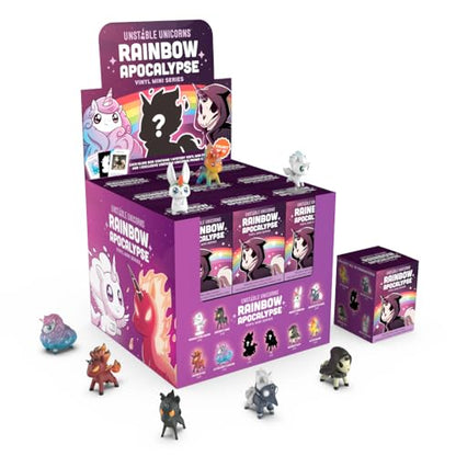 Unstable Games - Unstable Unicorns Vinyl Mini Figures Series Mystery Blind Box - Rainbow Apocalypse - style: Vinyl Mystery Box: Rainbow Apocalypse