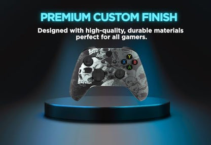 Stealth Controllers Wireless Controller for Xbox Series S, Xbox Series X, Xbox One - Soft Touch Feel - Custom Series S/X Controller (Skulls) - color: Skulls