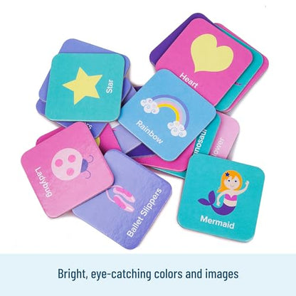 Wildkin Memory Matching Game – 18 Educational Pairs for Toddlers & Preschool - Enchanted - style: Enchanted