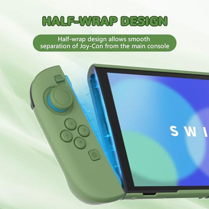 PlayVital Hard Case Carrying Case Set for Nintendo Switch 2 Green
