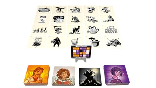 CGE Codenames: Pictures Board Game (2nd Edition) | The Top Secret Picture Association Party Game for Friends & Family Game Nights, 4+ Players