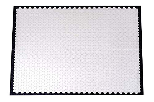 Hexers XL Role-Playing Game Board, Vinyl Mat Alternative Compatible with Dungeons and Dragons DND, Pathfinder, RPG, 44 inches on 34 inches with 1 inch Squares and Hexes, Foldable and Dry Erase