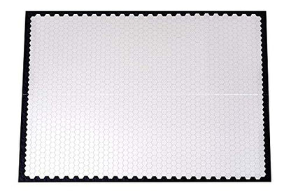 Hexers XL Role-Playing Game Board, Vinyl Mat Alternative Compatible with Dungeons and Dragons DND, Pathfinder, RPG, 44 inches on 34 inches with 1 inch Squares and Hexes, Foldable and Dry Erase