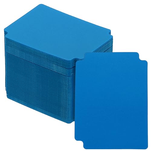 PATIKIL Trading Card Dividers, 100 Pcs Index Card Football Card Sorter Storage Boxes Organizer Tray Accessories for Sports Game Baseball Card, Light Blue - color: Light Blue
