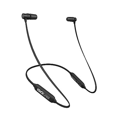 ISOtunes Xtra 2.0 Bluetooth Hearing Protection, OSHA Compliant Work Earbuds | 27 dB NRR, 85 dB volume limit, 11-hour battery, noise-cancelling mic, sound-isolating earplug design - color: Matte Black