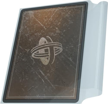 Closable Inner Sleeves | Pack of 100 Clear Standard Card Game Sleeves | Extra-High Clarity | Professional Protection for Up to 100 TCG Decks, Card Games and Board Games | Made by Gamegenic