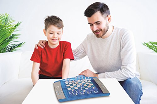 Lexibook, ChessLight Electronic Chess Game, LCG3000 | Touch-sensitive board, 64 difficulty levels, Light and sound effects - style: LCG3000