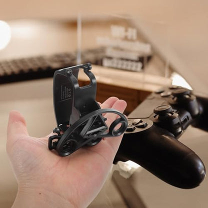 Zerodeko Gaming Steering Wheel Stand for Controller Easy to Install Racing Accessory Material Compatible Various Racing Games