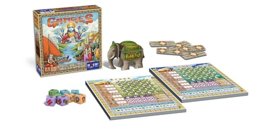 R & R Games Rajas of The Ganges, The Dice Charmers, A New Version of the Popular Board Game Rajas of the Ganges, Perfect for 2-5 Players, Board Games for Adults and Kids