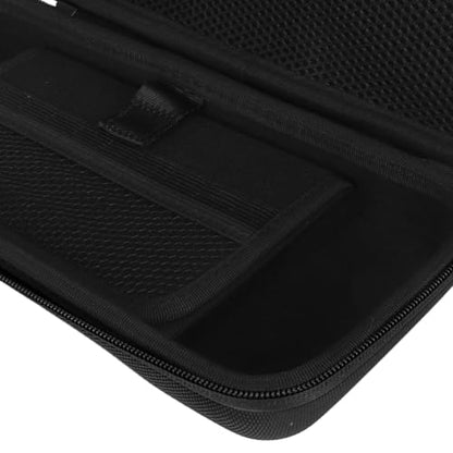 Estink Handheld Game Console Carrying Case EVA Nylon Shockproof Storage Bag 31 X 14 X 6cm for Ally 7 Inch 120Hz Gaming Handheld Travel Camping Daily Use (Black) - color: Black