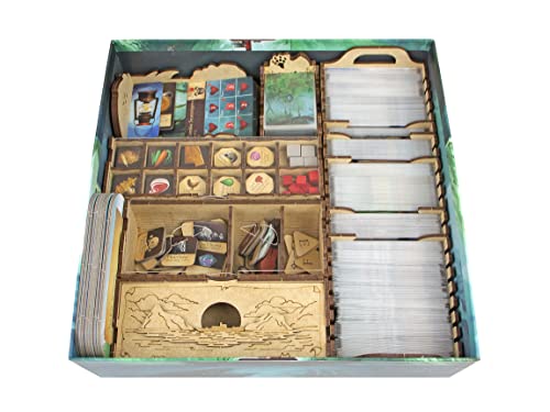TowerRex Organizer for Sleeping Gods and Tides of Ruin Expansion, Storage Insert for Board Game, Accessories Upgrade