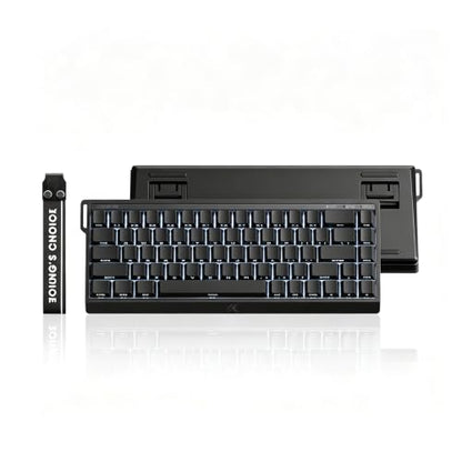 MCHOSE ACE 68 V2 Magnetic Switch Keyboard,65% Hall Effect Rapid Trigger Wired Gaming Keyboard with 0.001mm Adjustable Actuation 8K Hz Polling Rate RGB Backlit Side Printed Keycaps for Esports (Black) - color: ACE68 V2-Black