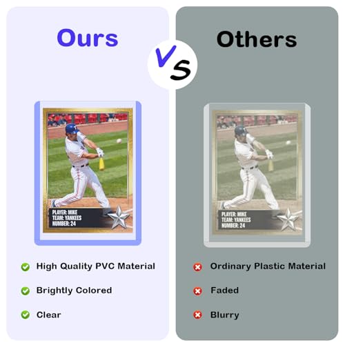 100ct 75pt 3"x4" Hard Card Sleeves Plastic Trading Card Protector ﻿ | Open-top clear shell, shields cards from scratches and bends, ideal for displaying baseball, sports and TCG collectibles - size: 75PT 100ct Hard Sleeves