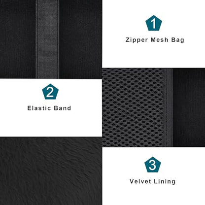 Hard EVA Carrying Storage Case Compatible with Retroid Pocket Flip 2 / Retroid Pocket Classic Retro Game Handheld Console Protective Travel Storage Box (Black) - color: Black