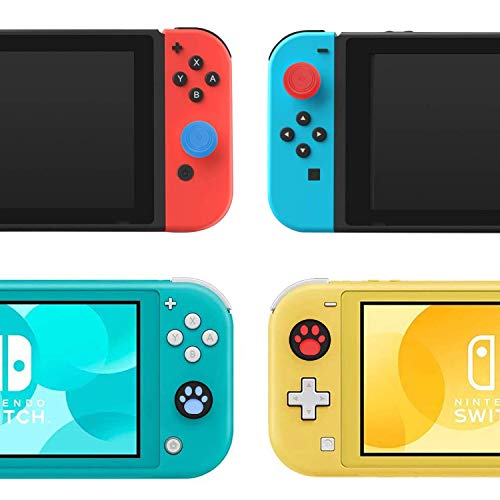 LONANDY 2 Pack Joycon Joysticks, Joycon Repair Kit Joystick Replacement Parts for Nintendo Switch, Switch Lite & Switch OLED, Include Thumb Grips, Metal Lock Buckles - color: Black 2 Pack
