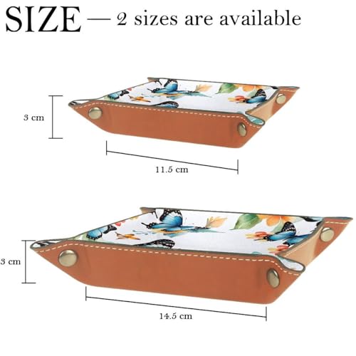 Butterflies and Floral Dice Tray Dice Rolling Tray Folding Dice Holder for Dice Games, Like RPG, DND and Other Table Games - color: Multi 17