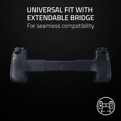 Razer Kishi V2 Pro Mobile Gaming Controller for Android: HyperSense Haptics - Universal Fit - Stream PC & Console Games - Play Touchscreen Only Games - Compatible w/Samsung Galaxy & Google Pixel - color: Black, style: Kishi V2 Pro