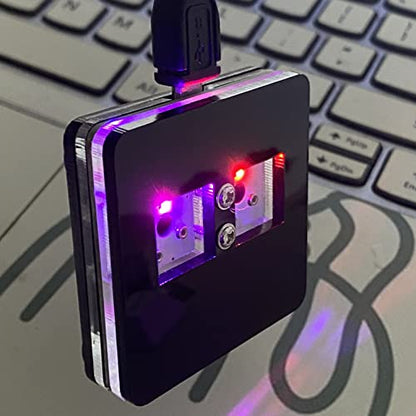 BTXETUEL Copy and Paste 2-Key Keyboard SAYO OSU Keypad Hotswap One Handed Mechanical Gaming Keyboard Cherry Switch RGB Backlit Mini USB Keypad for macros or Rhythm Games - color: Black