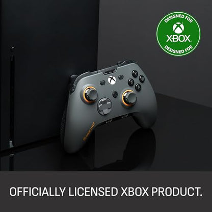 SCUF VALOR PRO Wired Performance Xbox Controller – Light Gray | Customizable Back Paddles, Instant Triggers, Hall Effect Thumbsticks, Audio Controls, Xbox Series X|S, Xbox One, Windows PC - color: Light Gray