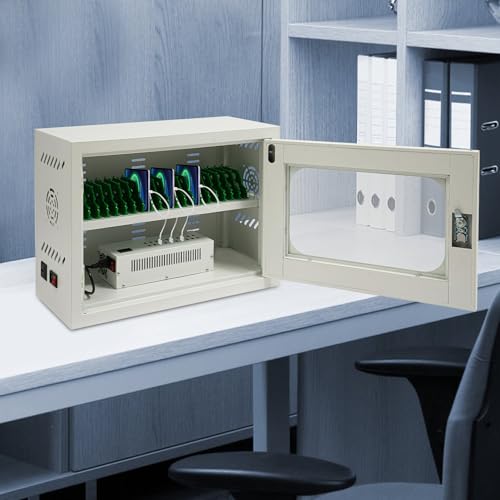 Rechargeable Mobile Phone Charging Cabinet,20 Slots Cell Phones Charging Station Portable Cellphone Charging Cart with Combination Lock, for Students and Employees, Tourists (20Slots) - size: 20Slots