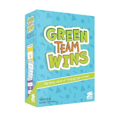 25th Century Games Green Team Wins Party Game, Family Tabletop Question Card Game for Ages 10+, 3 to 12 Players, 15 Minutes