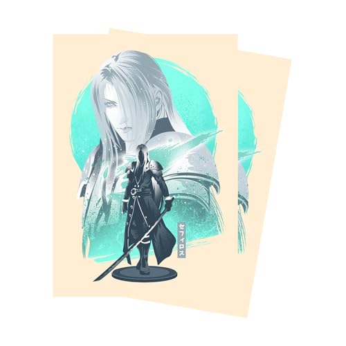 Papercraft Silver-Haired Villain - MTG Card Sleeves, 104ct, Standard Size | Double Sleeving Compatible, Smudge Resistant Matte Back, Compatible with Standard 66x92mm TCG and Magic The Gathering Cards. - color: Papercraft Silver-haired Villain