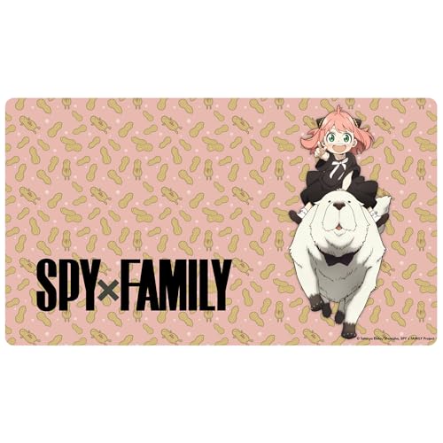 KESS: Spy x Family: Playmat - Anya & Bond - 23.75 x 13.5 Neoprene, Non-Slip, Tabletop Accessory, Protection, Card-Board-Dice-RPG Games, Mouse Pad - style: Anya & Bond