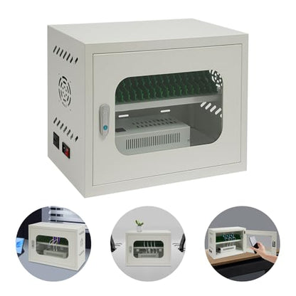 Rechargeable Mobile Phone Charging Cabinet,20 Slots Cell Phones Charging Station Portable Cellphone Charging Cart with Combination Lock, for Students and Employees, Tourists (20Slots) - size: 20Slots