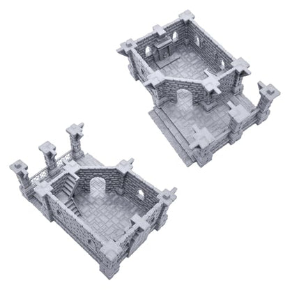 EnderToys Ulvheim Small Merchant House by Terrain4Print, 3D Printed Tabletop RPG Scenery and Wargame Terrain 28mm Miniatures