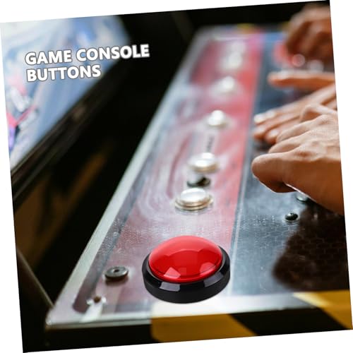 PRETYZOOM LED Game Machine Push Button Replacement Switch Dome Shaped Lighted Button for Vending and Arcade Games Design for Low Light Use Versatile Game