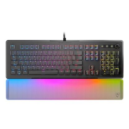 Turtle Beach Vulcan II Max Optical-Mechanical RGB Gaming Keyboard | Customizable RGB Keys & Palm Rest, Smart Keys, Titan II Linear Switches, Anodized Aluminum Top Plate, Media Controls, Black - color: Black