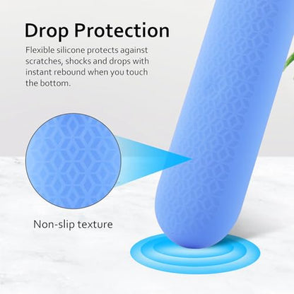 LEFXMOPHY for Google TV Streamer 4K Remote Case 2024 Silicone Cover Protector Glow in Dark - Blue - color: GLOW BLUE