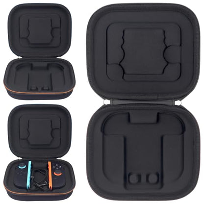 sisma Carry Case Compatible with Nintendo Switch 2 Joy-Con & Straps, Buttons & Joysticks Full Protection, Hard Shell Joycon Compact Pouch Travel Storage Case, Black - color: Black - Fits Joy-Con 2 & Straps