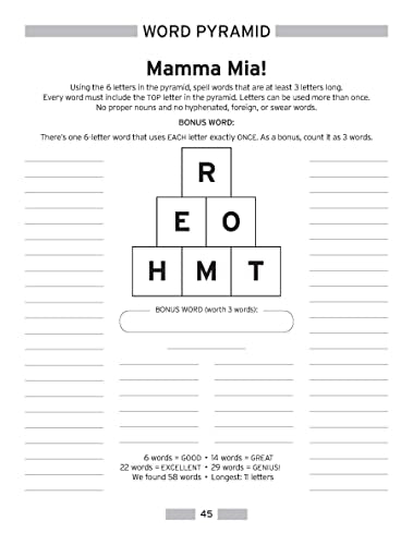 Creative Brain Games Perplexing Word Puzzles (Dover Brain Games & Puzzles)