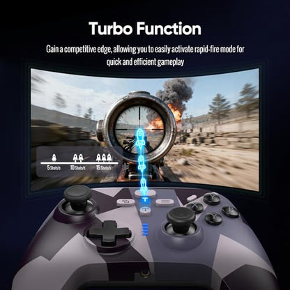 BETMI Wireless Controller for Xbox one/Series X|S/Windows 10/11 | 2.4GHz Gaming Gamepad with Hall Effect Joystick, Back Button, Macro/Turbo/Dual Vibration, 3.5mm Audio Jack